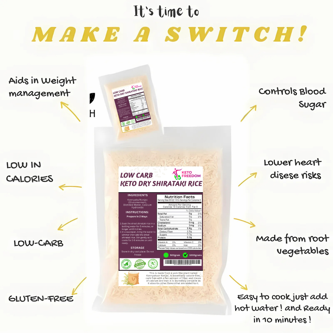 KETO SHIRATAKI DRIED RICE