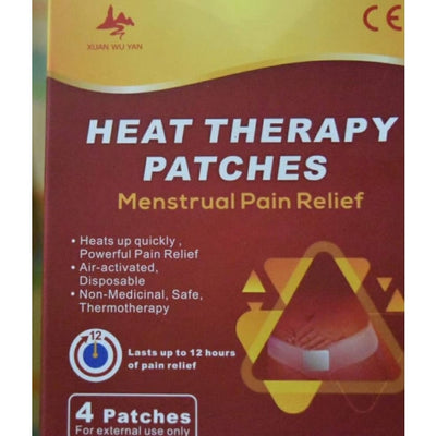 ORIGINAL ORGANIC MENSTRUAL PAIN RELIEF HEAT THERAPY PATCHES (4 PATCHES PER BOX) BY EXCELGO™