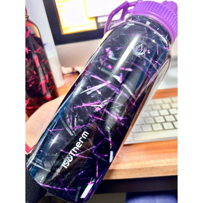 Isotherm Carbon Forged Confetti Tumbler 32 oz for Hot or Cold Venom Purple