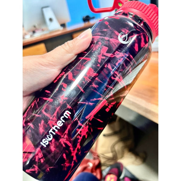 Isotherm Carbon Forged Confetti Tumbler 32 oz for Hot or Cold Ruby Red