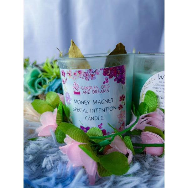 Money Magnet Special Intention Candle Regular Size