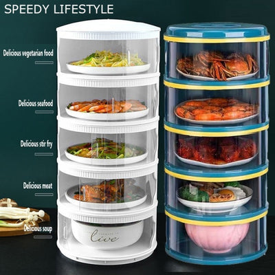 5-Layer Stackable Food Shelf By Mishcart