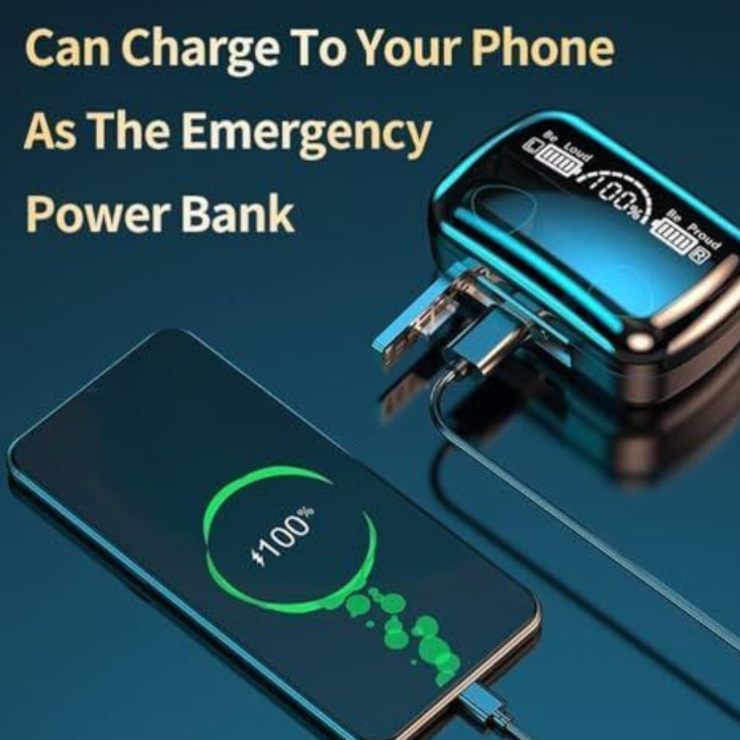 Authentic Wireless Earbuds with Powerbank