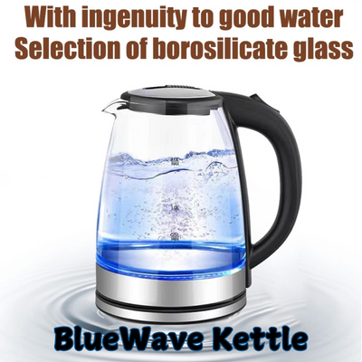 BLUEWAVE ELECTRIC GLASS KETTLE