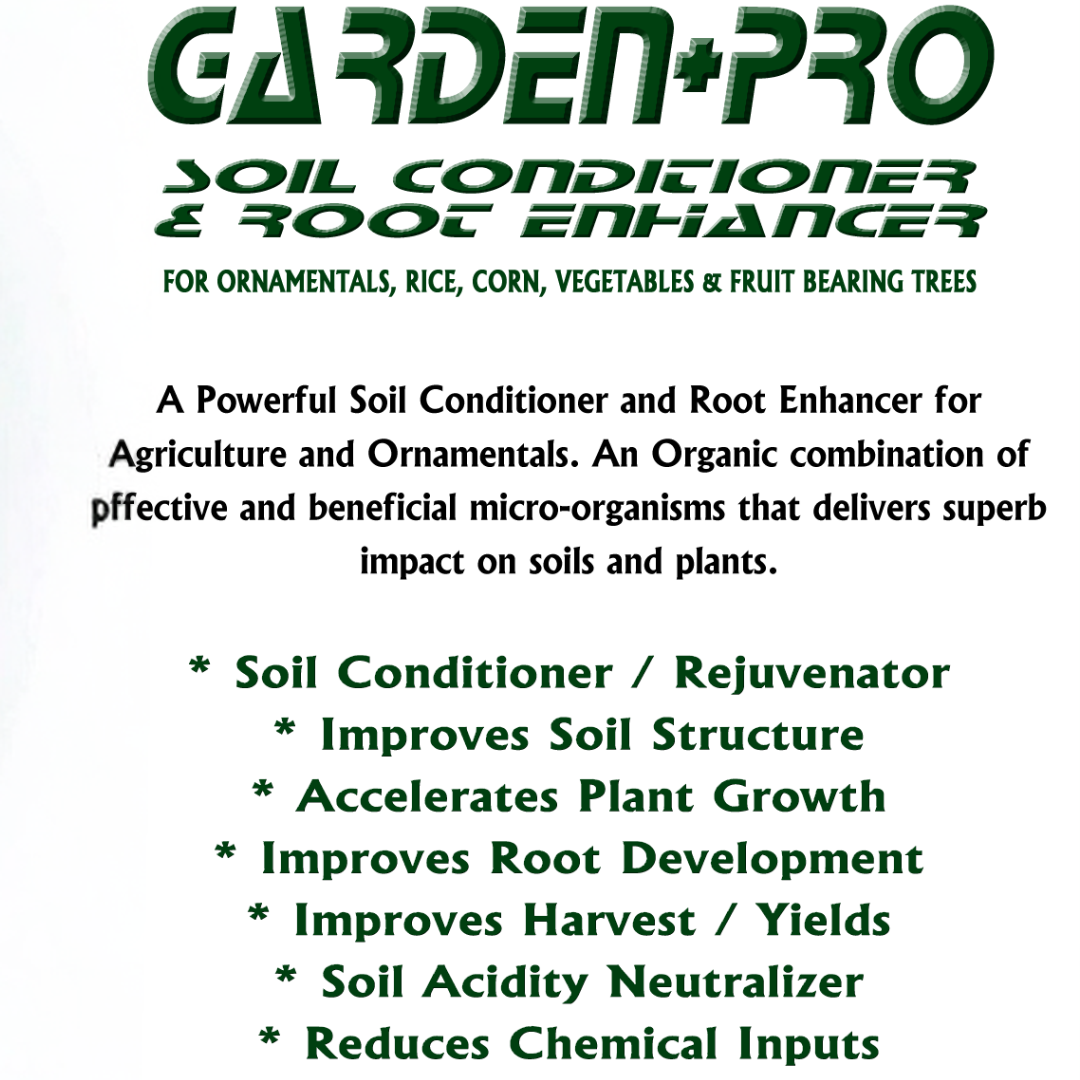 GARDEN + PRO SOIL CONDITIONER & ROOT ENHANCER and ADVANCE FOLIAR PLUS HUMATES