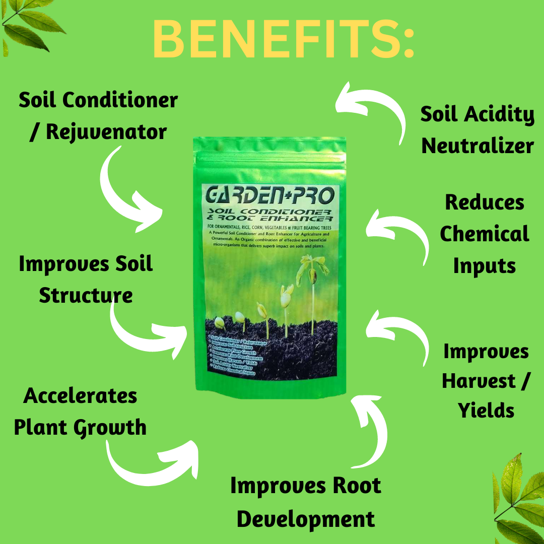 GARDEN + PRO SOIL CONDITIONER & ROOT ENHANCER and ADVANCE FOLIAR PLUS HUMATES