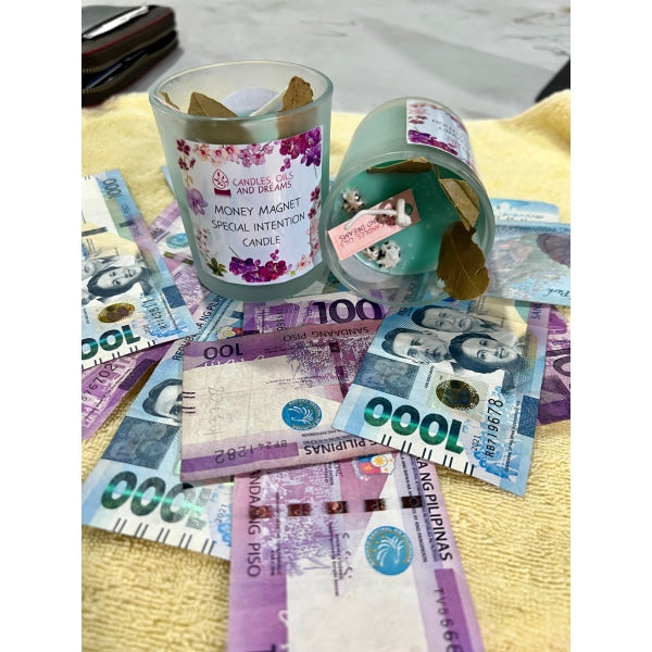 Money Magnet Special Intention Candle Regular Size