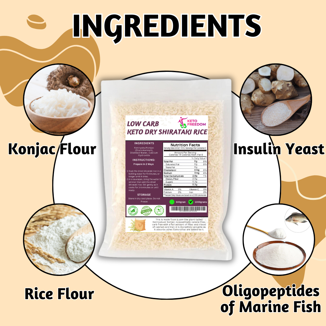 KETO SHIRATAKI DRIED RICE