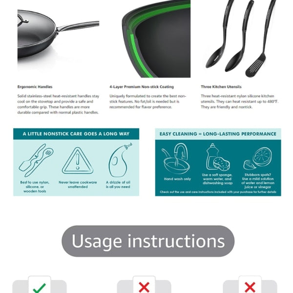 13 PIECES ALUMINUM KITCHENWARE BY NEW GEN