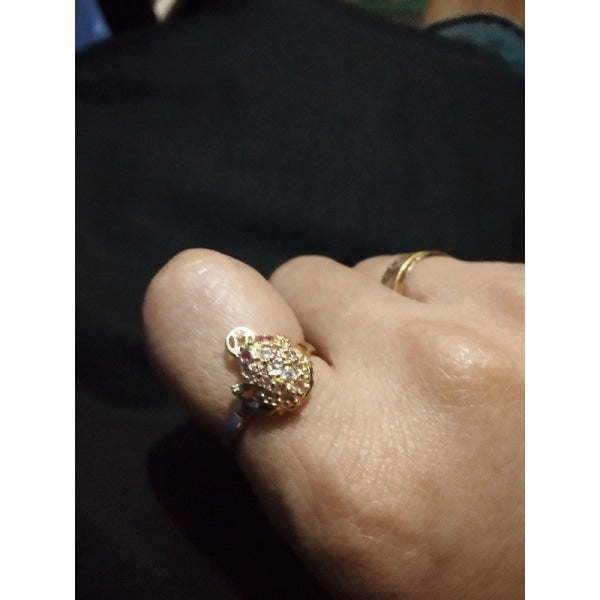 Adjustable Money Catcher Lucky Charm Frog Ring by PrimCare