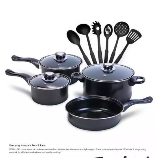 13 PIECES ALUMINUM KITCHENWARE BY NEW GEN