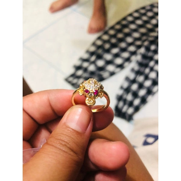 Adjustable Money Catcher Lucky Charm Frog Ring by PrimCare