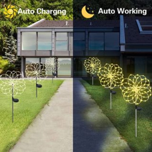 Solar Firework Light Waterproof Fairy Lights by Edgecom