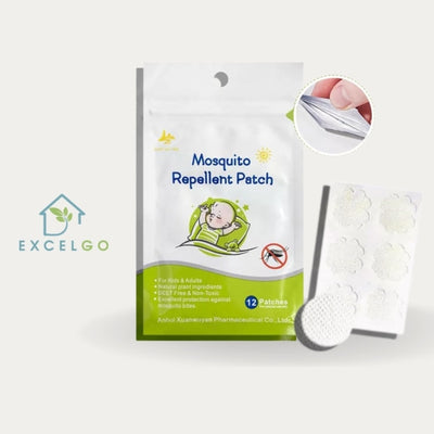 NATURAL HERBAL CITRONELLA MOSQUITO REPELLENT PATCH (12 PATCHES PER SACHET) By EXCELGO™
