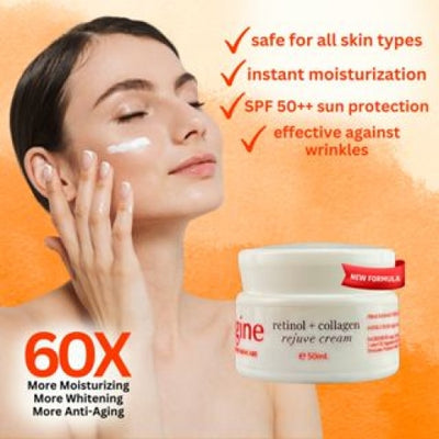 Elgine Premium Skincare Retinol + Collagen Rejuve Cream