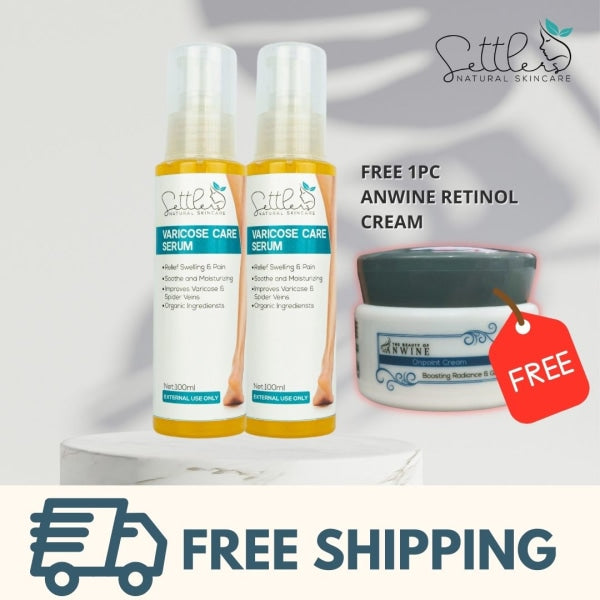 Settlers Vari-care Serum 2 Bottles with FREE 1 RETINOL CREAM