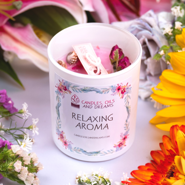 Relaxing Aroma Luxury Scented Candle Regular