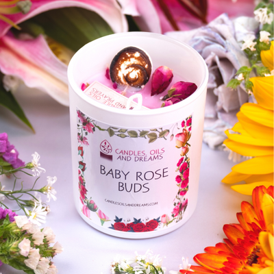 Baby Rose Buds Luxury Scented Candle Regular
