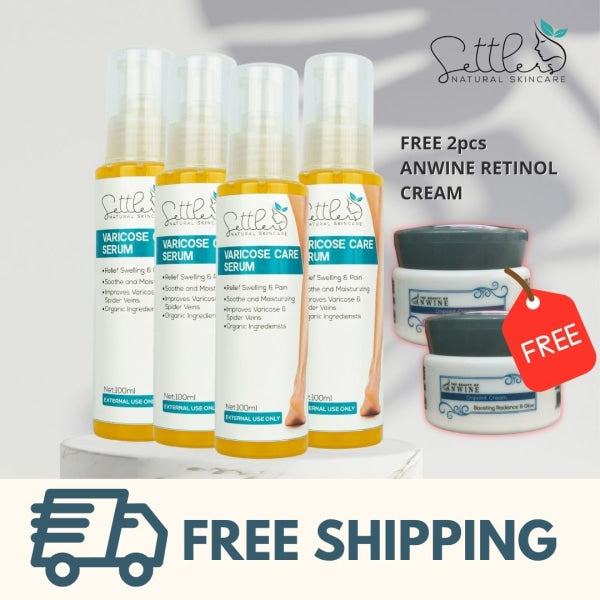 Settlers Vari-care Serum 4 Bottles with FREE 2 RETINOL CREAM