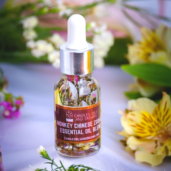 Monkey Chinese Zodiac Candle Set Oil Only