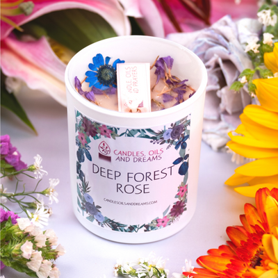 Deep Forest Rose Luxury Scented Candle Regular