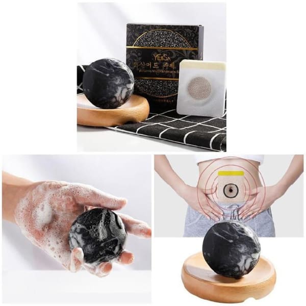 Volcanic Clay Coffe Sculpting Soap Bar