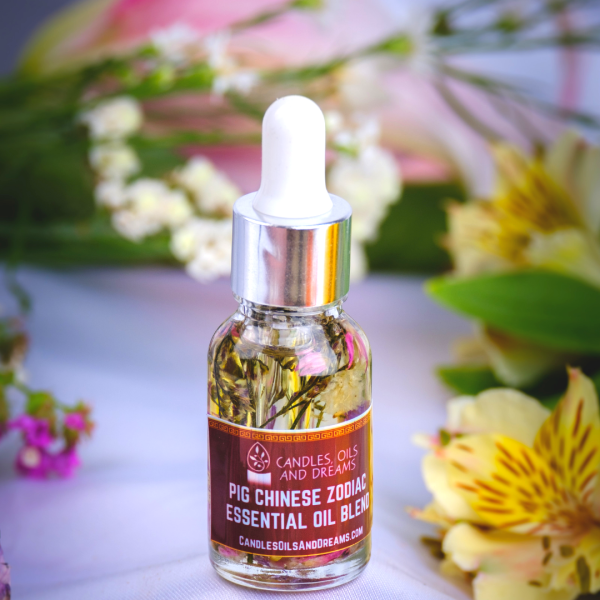 Pig Chinese Zodiac Candle Set Oil Only