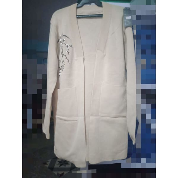 Embroidered Korean Cardigan (BUY 1 TAKE 2 PROMO) Mocha