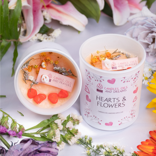 Hearts & Flowers Luxury Scented Candle
