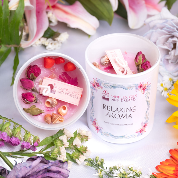 Relaxing Aroma Luxury Scented Candle