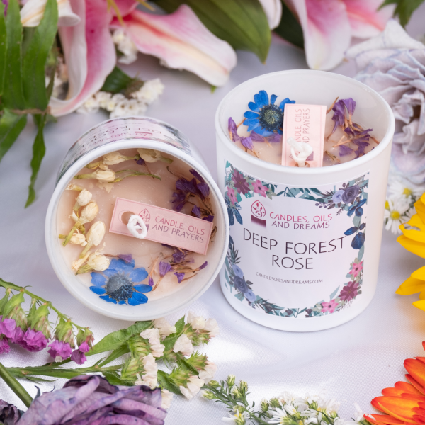 Deep Forest Rose Luxury Scented Candle