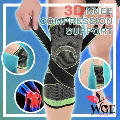 3D Knee Compression Support (1 PAIR)