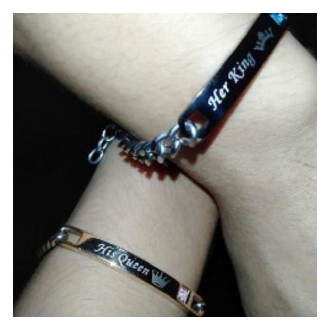 His Queen Her King Couple Bracelet