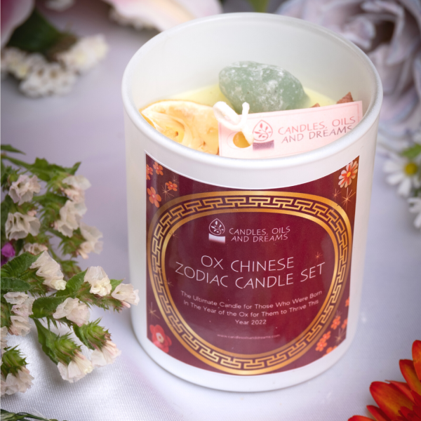 Ox Chinese Zodiac Candle Set