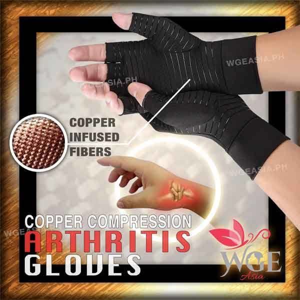 Copper Compression Arthritis Gloves - 1 Pair