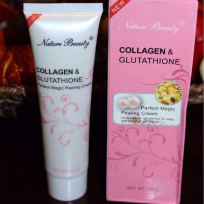 Collagen & Glutathione Perfect Magic Peeling Cream Exfoliates facial scrub magic
