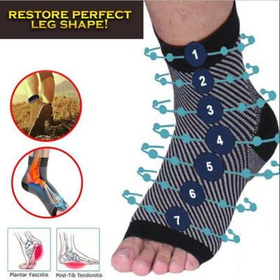 Copper Infused Foot Support Compression