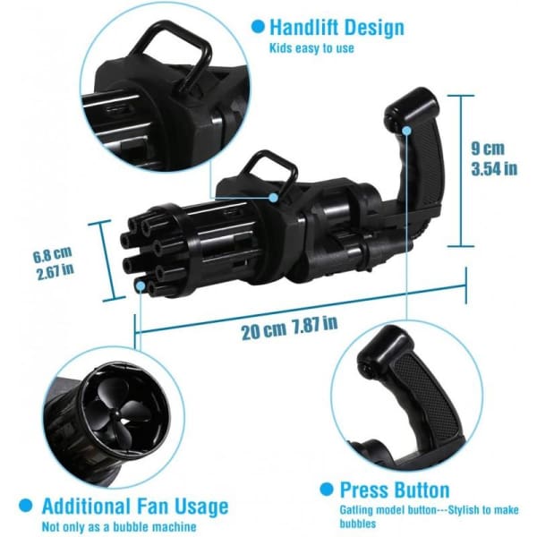 Gatling Bubble Machine