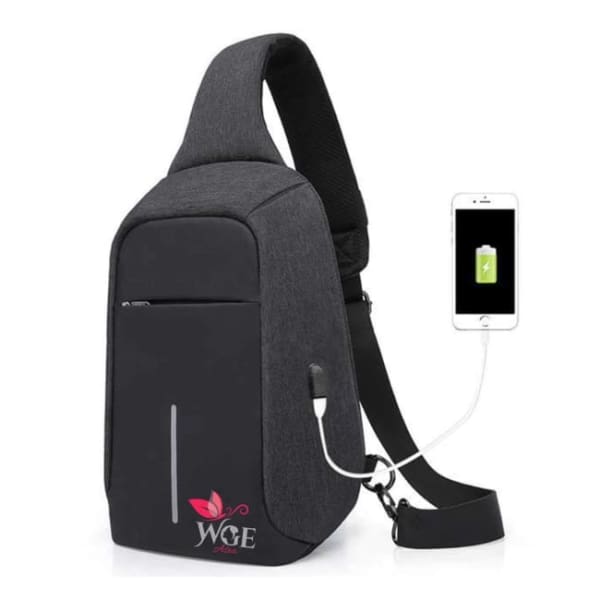 Limited Edition Anti-Theft Sling Bag By Wge Asia  Limited Edition Anti-Theft Backpack By Wge Asia Bobby purse XD Design functional safety features USB charging powerbank