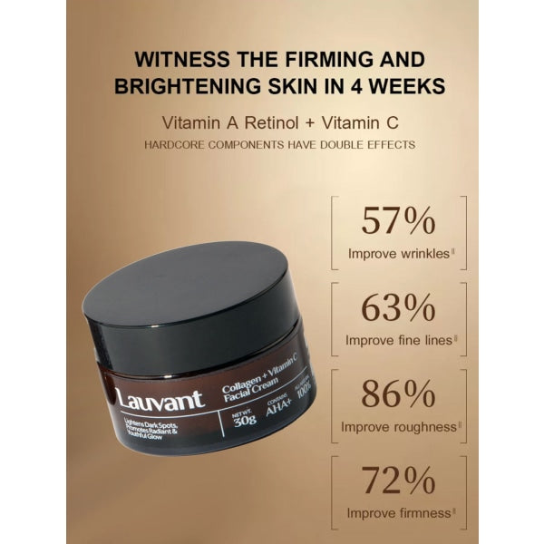 Lauvant Retinol Vitamin C and Collagen 3-in-1 Cream