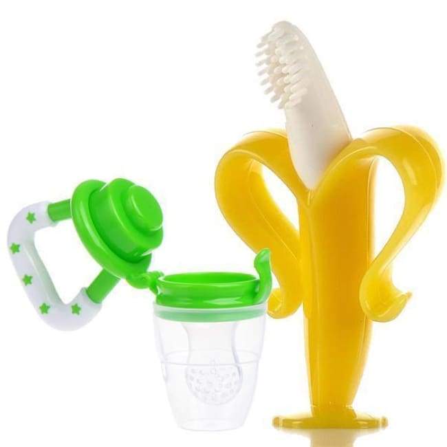 Banana Teether Teething Toothbrush babies