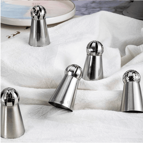 Chef Cake Decor Piping Nozzle Set Flower Piping and Russian Piping
