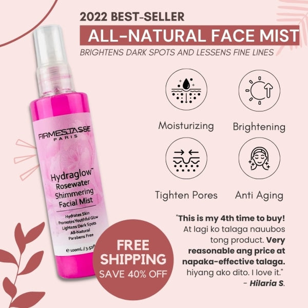 Firmestasse Rosewater Shimmer Facial Spray