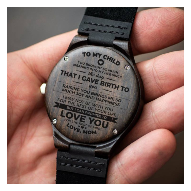 To My Child, Love Mom Watch - Love you by WGEAsia™