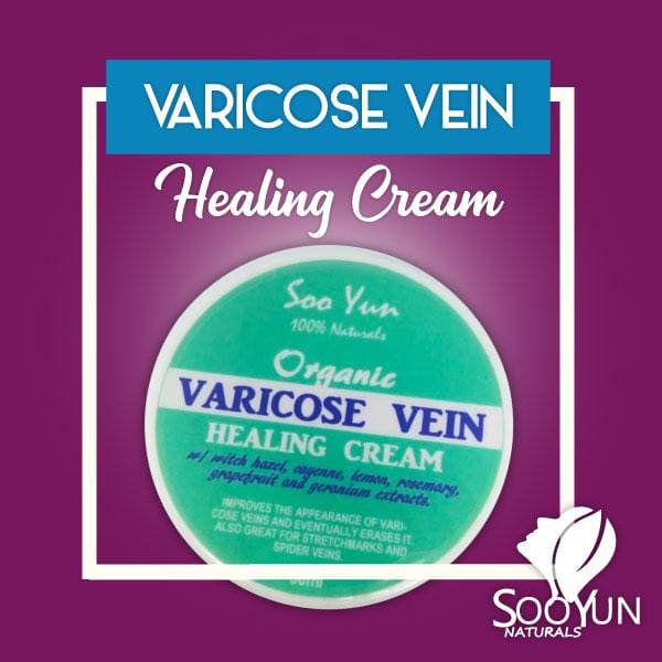 Organic Varicose Vein Healing Cream by Soo Yun