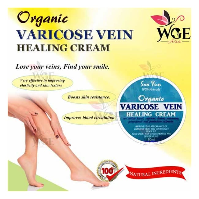 Organic Varicose Vein Healing Cream by Soo Yun