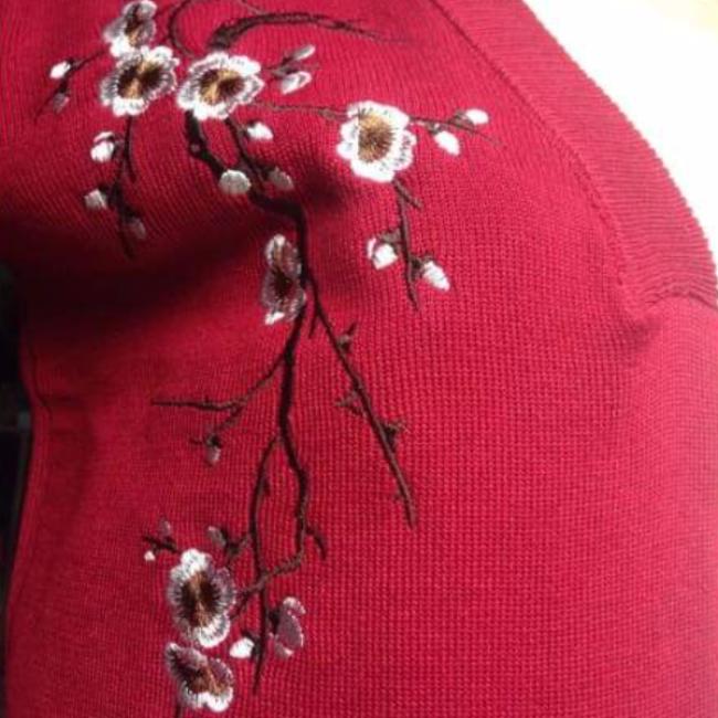 Embroidered Korean Cardigan