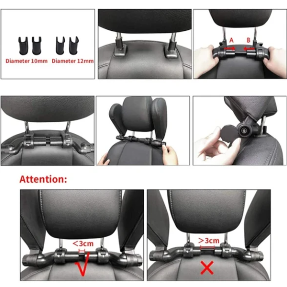 Car Seat Headrest Pillow