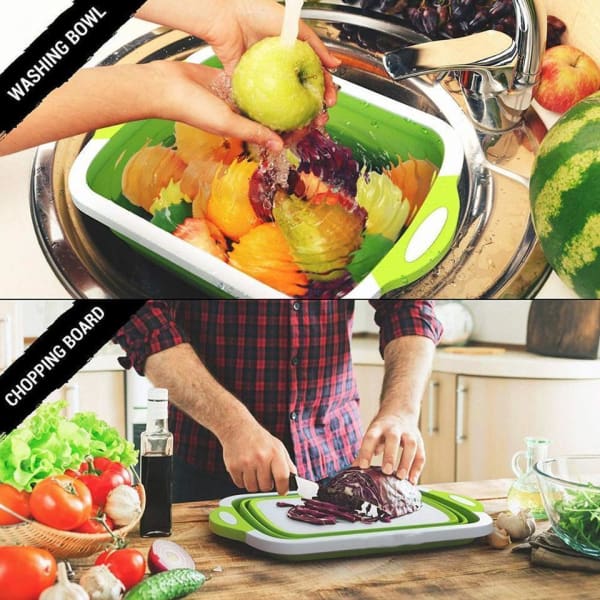 Foldable Multi-Function Chopping Board