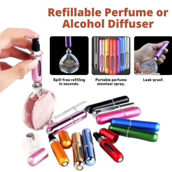 Refillable Perfume or Alcohol Diffuser